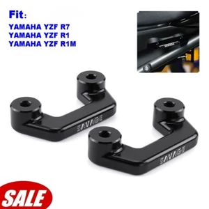 For 21-25 YAMAHA YZF R1/M R7 Footrest Blanking Plates Passenger Stand Foot Pegs - Picture 1 of 15