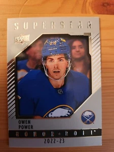 2022-23 UD Series 2 Superstar Honor Roll HR65 Owen Power - Sabres - Picture 1 of 2