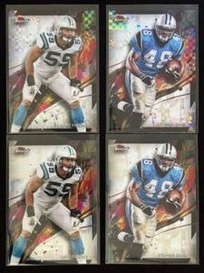 2024 Topps Finest Football - Carolina PANTHERS Team Lote de (4) L.Kuechly ++ - Imagen 1 de 4
