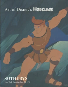 SOTHEBY’S Walt Disney Animation Art Hercules Auction Catalog 1998 - Imagen 1 de 2