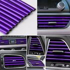 200mm*8mm*4mm Ice Red Air Conditioner Outlet Decorative Strip for Car Interior
