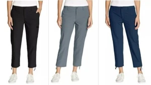 DAMEN EDDIE BAUER HOSE, Eddie Bauer STRETCH RIPSTOP CROP HOSE MIT STURMABWEHR - Bild 1 von 43