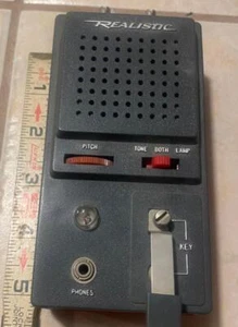 Vtg Realistic Morse Code Practice Oscillator 20-005 Electronics Hand held Works! - Zdjęcie 1 z 5