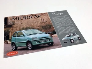 Folleto de hoja informativa de Microcar Virgo 2000 - Imagen 1 de 1