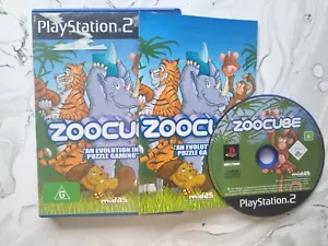 ZOOCUBE - with Manual - PS2 PLAYSTATION 2 - Complete w manual - TESTED - Foto 1 di 2