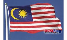 Malaisie Dura Drapeau 1.5x0.9m - Résistant Durable avec Clips Et Crochets