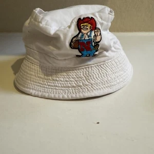 Sombrero de cubo vintage bronceado Nebraska Corn Huskers - Imagen 1 de 5