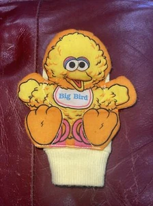 Playskool Vintage Sesame Street Foot Jingles Big Bird Rattle 6” Puppet - Picture 1 of 4