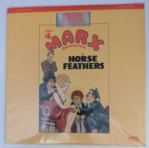 ENCORE EDITION THE 4 MARX BROTHERS IN HORSE FEATHERS LASERDISC - Picture 1 of 1