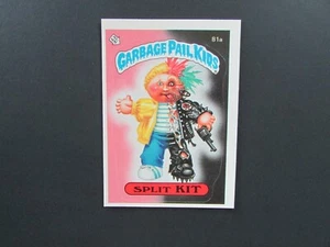 1985 Topps Garbage Pail Kids 2nd Series 2 Glossy Card #81a Split Kit - Bild 1 von 2