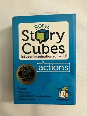 Rory's Story Cubes Game Actions 9 Cubes 54 Images 10 million+ Combos Gamewright - Image 1 of 2