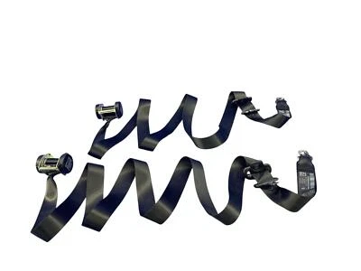 1999-2012 PORSCHE 911 REAR LEFT RIGHT SEAT BELT RETRACTOR ASSEMBLY SET BLACK OEM - Image 1 of 4