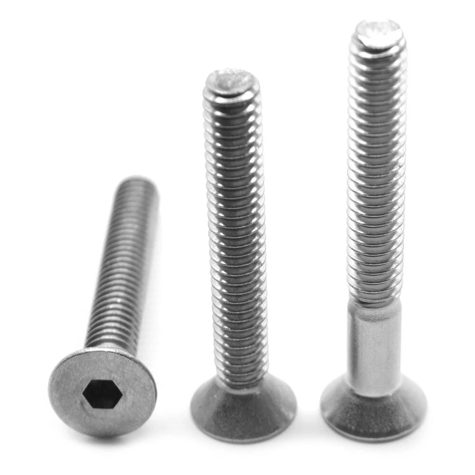 ASMC INDUSTRIAL 5/16"-18 x 2 1/4" Coarse Socket Flat Hd Cap Screw Stainless Steel 18-8