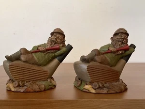Vintage 1987 Tom Clark Mulligan Golf Gnome Figurines #5007 Lot of 2 - Picture 1 of 17