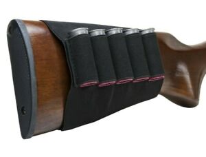 VISM Buttstock Shot Shell Holder Shotgun Stock Ammo Sleeve hunting BLK~