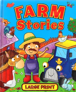 Farm Stories - Large Print Childrens Hardback Farm Stories Book, Good - Picture 1 of 4