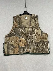 Vintage Ozark Trail Game Camo Bird Realtree Hunting Vest Size 2XL Break Up - Picture 1 of 13