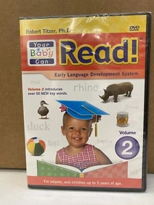 Your Baby Can Read Volume 2 DVD Infant to 5 yrs Old Early Language NEW/ SEALED - Picture 1 of 3