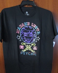 New Disney Parks Madame Leota Haunted Mansion Tee Large Cotton Bust 43 Length 29 - Picture 1 of 6