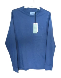 Goodfellow Long Sleeve Crew Neck T-Shirt Pullover w/Pocket GZX1Y Dusty Blue - SM - Picture 1 of 8