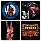 The Who 4 x podstawka wstążka logo nue oficjalny zestaw nue w pudełku prezentacyjnym Jeden