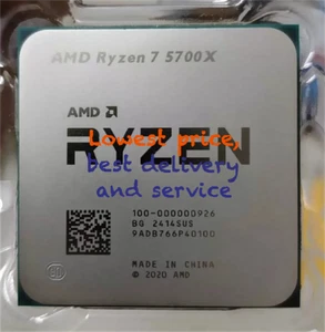 AMD Ryzen 7 5700X R7-5700X 8-Core 16Thr 3.4GHz 65W Socket AM4 Support B450 A320 - Picture 1 of 3