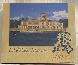 Rompecabezas histórico Ca d' Zan Mansion 500 piezas 2009 Puzzles Plus Inc. Precintado - Imagen 1 de 3