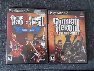 Guitar Hero I + II + III (1 2 3) Playstation 2 PS2 Trilogy Bundle - Bild 1 von 5