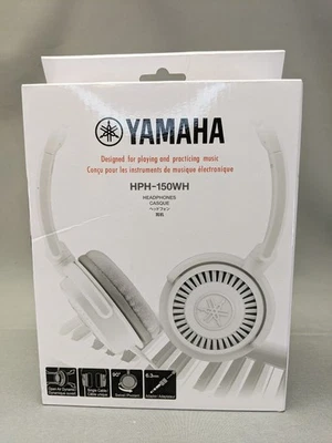 YAMAHA HPH-150WH Over Head Headphone White, For instrument Playing, DMG box - Image 1 of 4