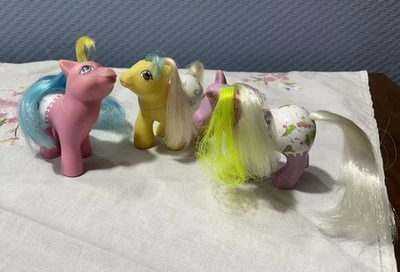 Baby Playtime Ponies Glider Splashes Starburst My Little Mein Kleines Pony G1 - Bild 1 von 4