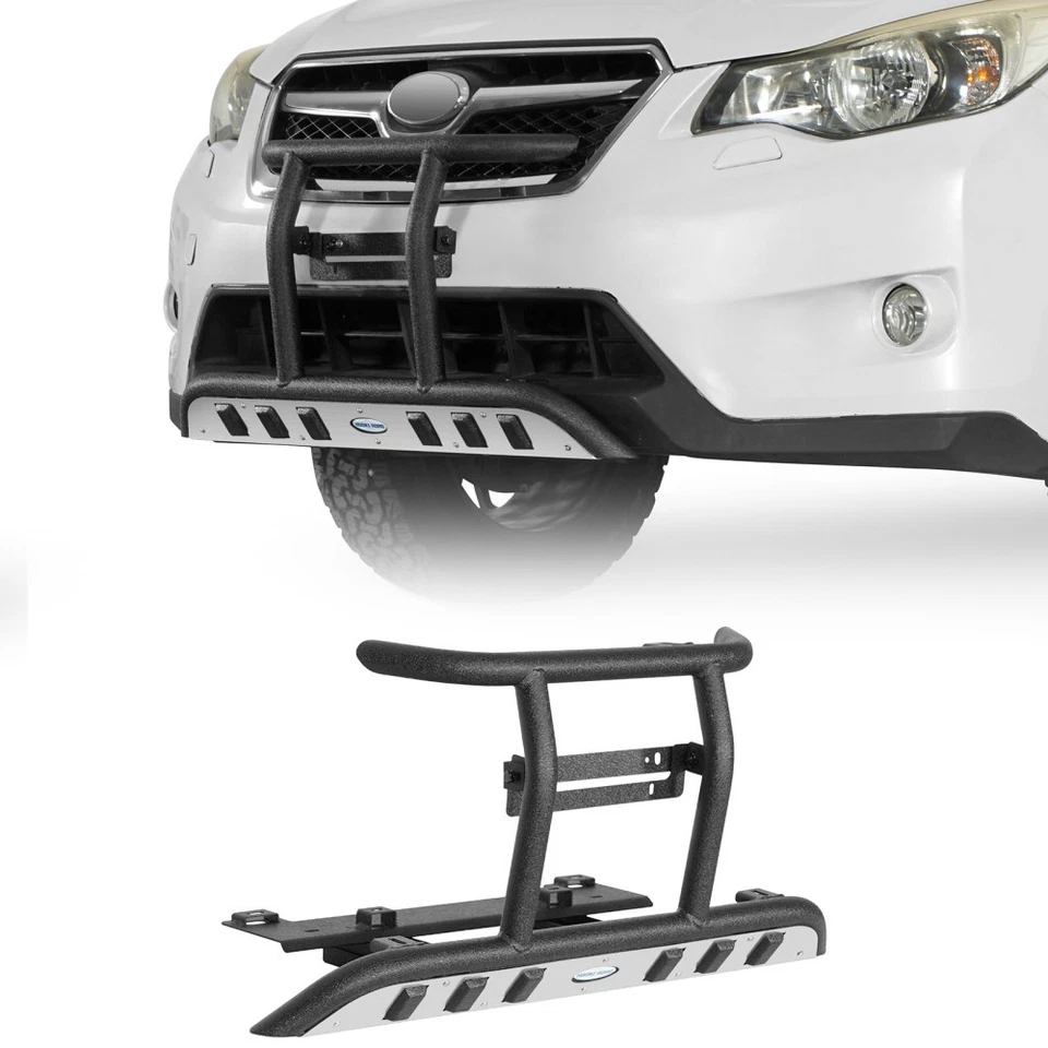 Barra de parachoques delantera de tubo de acero Fit Subaru XV Crosstrek 2013 2014 2015 2016 2017 Foto 1 de 4