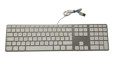 Original Apple Aluminium USB Tastatur Keyboard A1243 Deutsch mit Ziffernblock - Bild 1 von 2