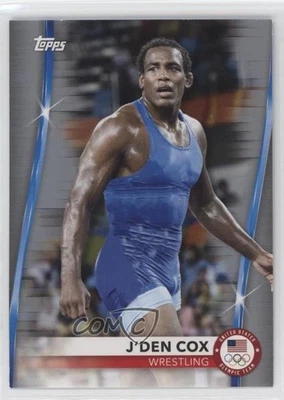 2021 Topps US Olympic & Paralympic Team and Hopefuls Silver J'Den Cox #55 - Image 1 of 2