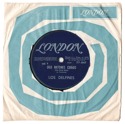 LOS DELFINES 45  Now She's Gone Uruguay Garage Psych Freakbeat NON LP 7" Hear It - Image 1 of 4
