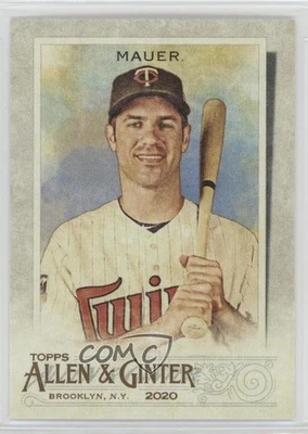 2020 Topps Allen & Ginter's Joe Mauer #20 HOF - Image 1 of 2