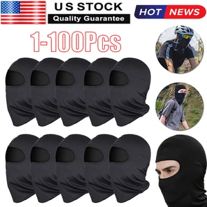 1-100 Packs Balaclava Face Mask Ski Mask Full Face Mask Windproof Men&Women LOT - Bild 1 von 16