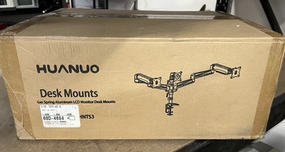 HUANUO MODEL:HNTS3 -DESK MOUNTS (BLACK/WHITE) HN-TS3W-N - Image 1 of 4