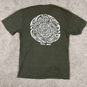 T-shirt Honu Maui Hawaii Pacific Whale Foundation taglia S verde vita marina - Foto 1 di 9