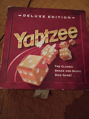 1997 Yahtzee Deluxe Edition Dice Vintage Milton Bradley Board Game - Image 1 of 4
