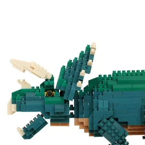 Nanoblock 22385 Advanced Hobby Series Dinosaur Deluxe Edition Triceratops Blocks - Picture 1 of 7