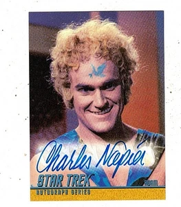 STAR TREK AUTOGRAPH SERIES CHARLES NAPER LIMITED EDITION A81 - Picture 1 of 2