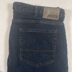 Jeans Duluth Trading Co Uomo Flex Ballroom Weekender Relaxed Blu Taglia 42X30 - Foto 1 di 6