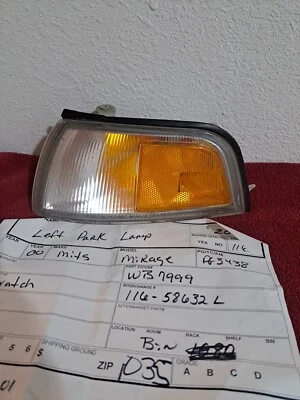 1997 1998 1999 2000 2001 MITSUBISHI MIRAGE LADO IZQUIERDO LUZ SEÑAL ESTACIONAMIENTO Lámpara OEM Foto 1 de 4