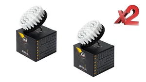 2 X K2 BRILL Car Valeting Drill Brush - Upholstery & Wheel Tyre Cleaner Tool NEW - Picture 1 of 11