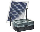 Teichfilterset HEISSNER Solarpumpen Set bis zu 600 l/h mit Wasserspiel , mit ext