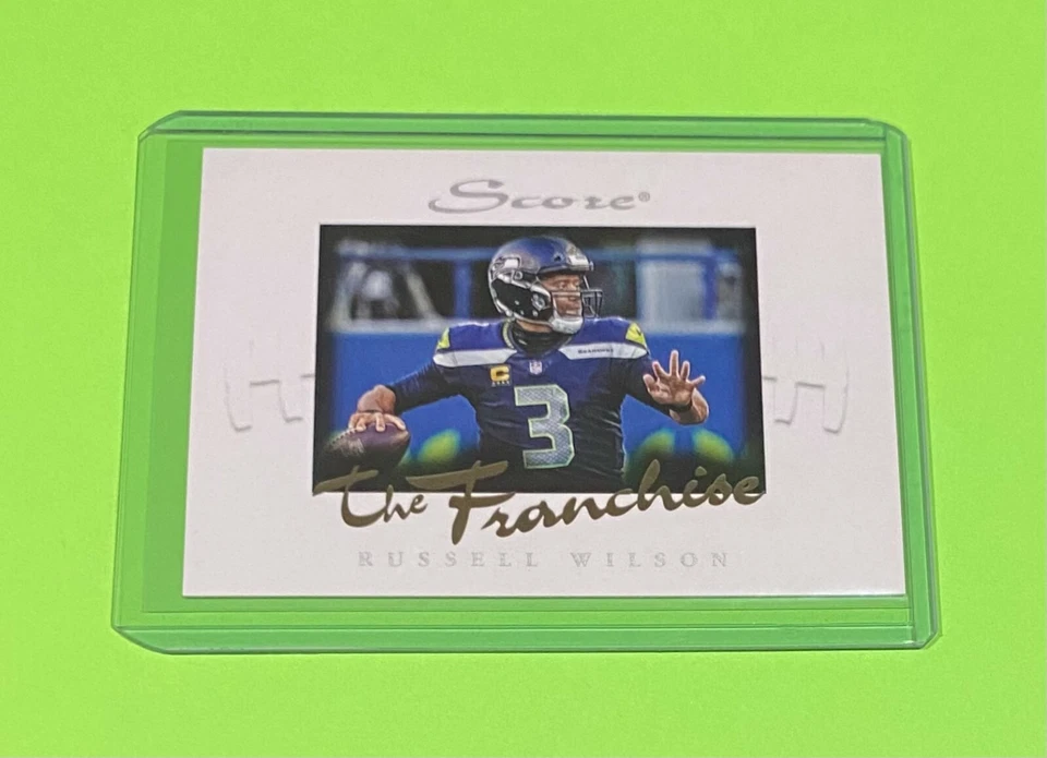 2020 Panini Instant Russell Wilson SCORE THE FRANCHISE 1/1251 SP Seahawks #F28 - Image 1 of 2
