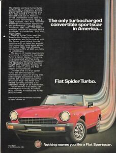 Red Print Ad Fiat Auto Advertising for sale | eBay