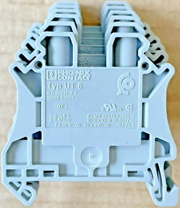 (6) Phoenix Contact UT 6, 3044131, Durchschubklemmenblock, NEU - Bild 1 von 1