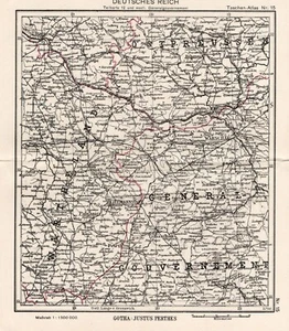 Deutsches Reich-Wartheland,Westliches Generalgouvernement +Landkarte 1941+ Polen - Bild 1 von 3