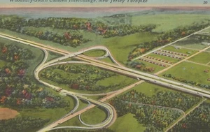 Woodbury-South Camden Interchange - New Jersey - unposted linen - Bild 1 von 3